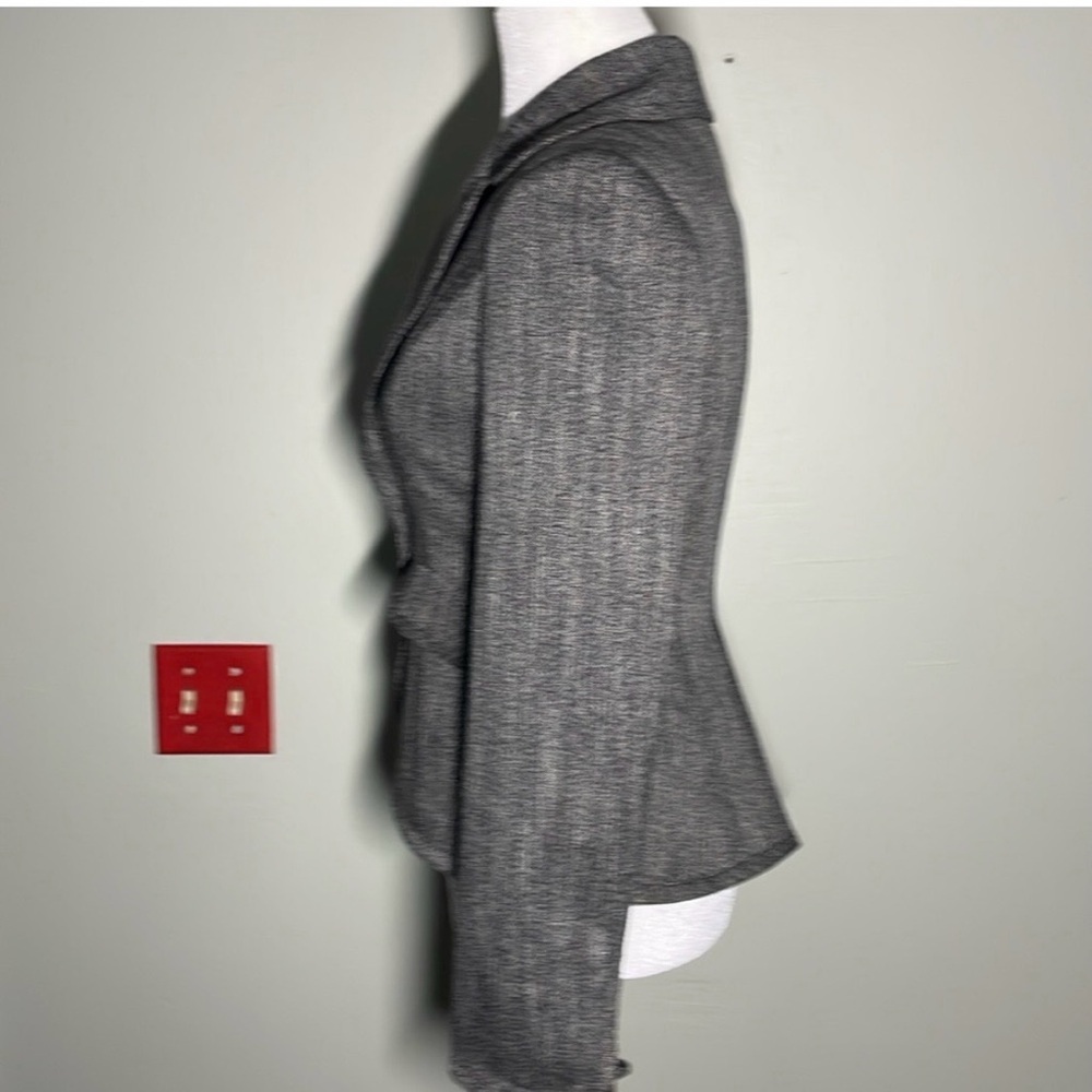 White House Black Market Charcoal Blazer - Picture 3 of 8